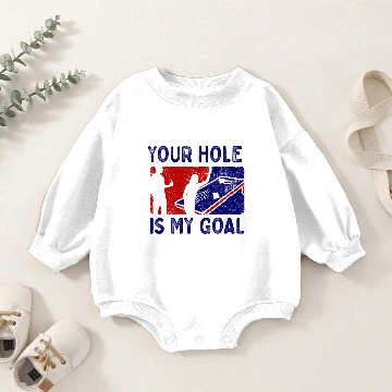 Discover Cornhole My Goal Your Hole Funny Gaming Baby Romper Sweatshirts