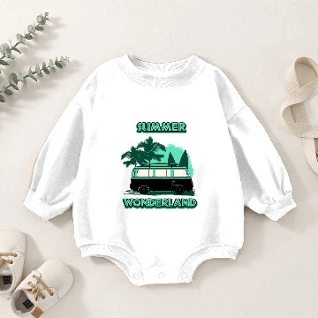 Discover Summer Wonderland Road Trip Baby Romper Sweatshirts