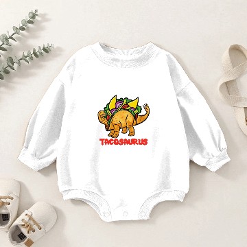 Discover Tacosaurus Baby Romper Sweatshirts