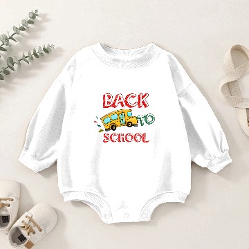 Discover Back To School Baby Romper Sweatshirts