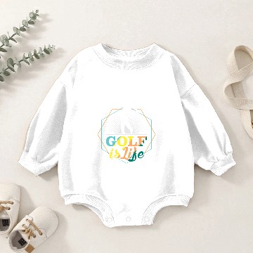 Discover Golf is Life Baby Romper Sweatshirts