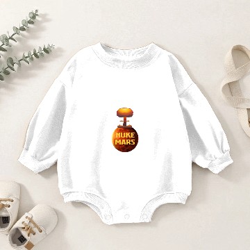Discover Nuke Mars - Elon Musk Baby Romper Sweatshirts