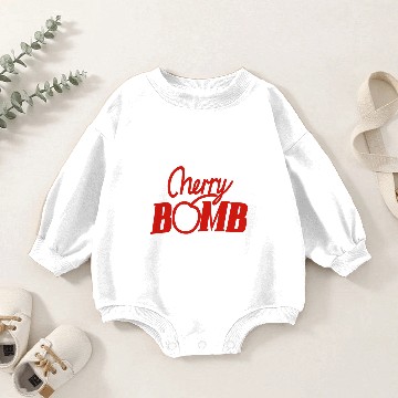 Discover Cherry Bomb Baby Romper Sweatshirts