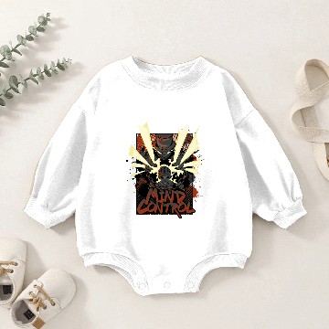 Discover Mind Control Brain Comics Art Baby Romper Sweatshirts