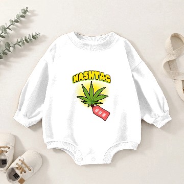 Discover Hashtag marijuana hemp leaf Baby Romper Sweatshirts