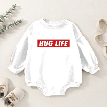 Discover HUG LIFE Logo Baby Romper Sweatshirts