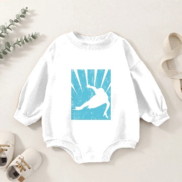 Discover Speed Skating Winter Olympics Baby Romper Sweatshirts