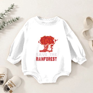 Discover Save The Amazon Rain Forest Baby Romper Sweatshirts