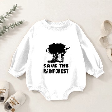 Discover Amazon Rain Forest Baby Romper Sweatshirts