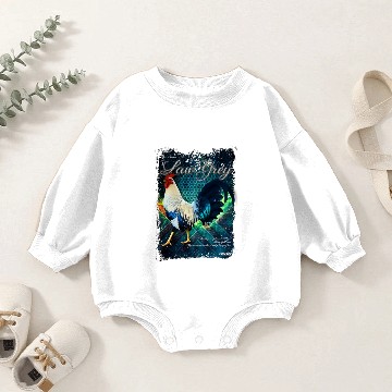Discover LAW GREY ROOSTER Baby Romper Sweatshirts