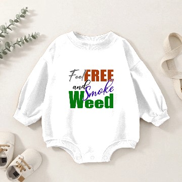 Discover Cannabis Hemp Hashish Pothead Baby Romper Sweatshirts