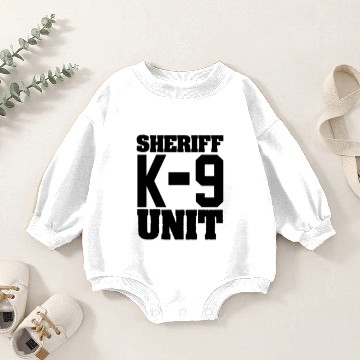 Discover Sheriff K-9 Unit Duty Law Enforcement Baby Romper Sweatshirts