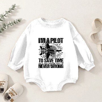 Discover Jet Fighter Pilot Air Force Aircraft Baby Romper Sweatshirts