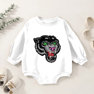 Discover Black Panther Head Baby Romper Sweatshirts