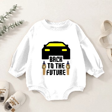 Discover Back to the future Baby Romper Sweatshirts