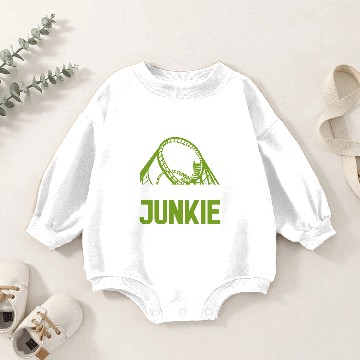 Discover Roller Coaster Junkie Baby Romper Sweatshirts