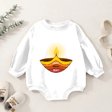 Discover HAPPY DIWALI DAY2 Baby Romper Sweatshirts