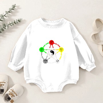 Discover Tai Chi Gift Baby Romper Sweatshirts