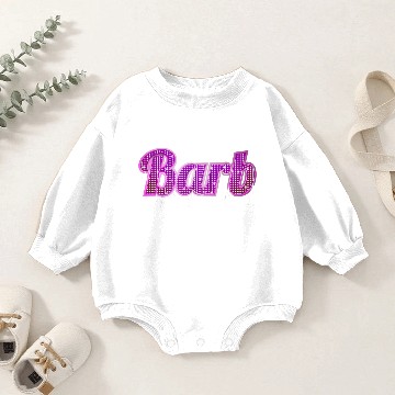 Discover Barb Bling Baby Romper Sweatshirts