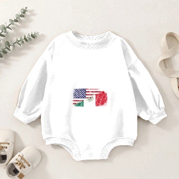 Discover Chicana Mexican American Latina Mexico USA Flag Baby Romper Sweatshirts