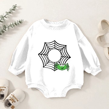 Discover Silly SpiderWeb Baby Romper Sweatshirts