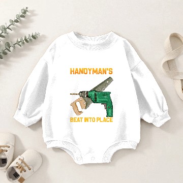 Discover Handyman Tinkerer Carpenter Cabinetmaker Gift Baby Romper Sweatshirts