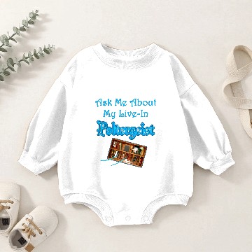 Discover Live-In Poltergeist Baby Romper Sweatshirts