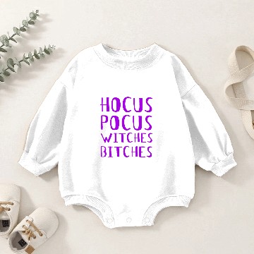 Discover Hocus Pocus Witches Bitches Halloween Baby Romper Sweatshirts