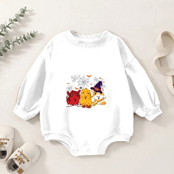 Discover Halloween Guinea Pig Baby Romper Sweatshirts