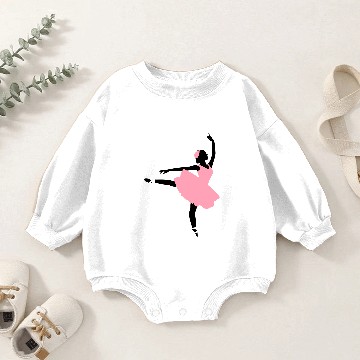 Discover Ballerina Baby Romper Sweatshirts