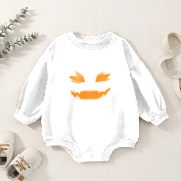 Discover Evil Smile Halloween Creepy Jack O Lantern Baby Romper Sweatshirts