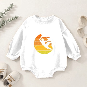 Discover Rock climbing climber mountains Baby Romper Sweatshirts