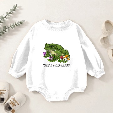 Discover Bufo Alvarius Toad Baby Romper Sweatshirts
