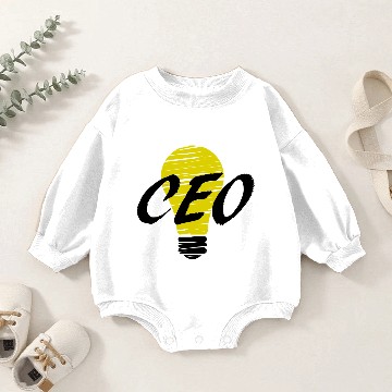 Discover CEO - idea motivation startup Baby Romper Sweatshirts