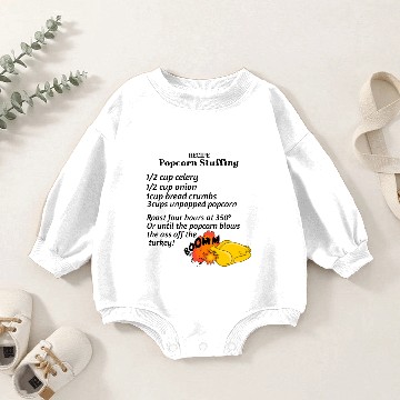Discover Popcorn Stuffing Baby Romper Sweatshirts