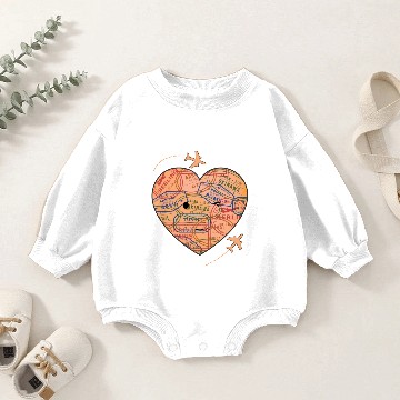 Discover Bon Voyage Baby Romper Sweatshirts