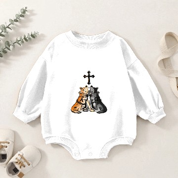 Discover Alpha & Omega Baby Romper Sweatshirts