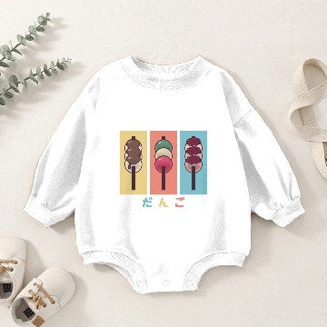 Discover 3 Different Dumpling Sweets Baby Romper Sweatshirts