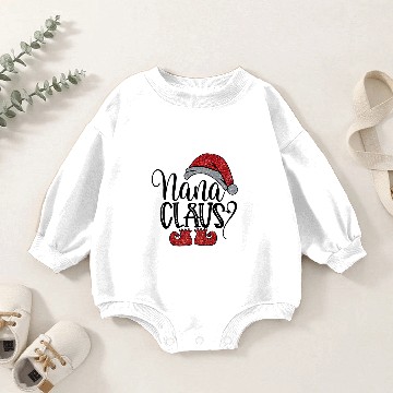 Discover Nana Claus Baby Romper Sweatshirts