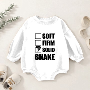 Discover Soft Firm Solid Snake Baby Romper Sweatshirts