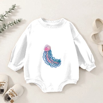 Discover Jellyfish Baby Romper Sweatshirts
