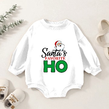 Discover Santas Favorite Ho Ho Ho funny Christmas gift for Baby Romper Sweatshirts