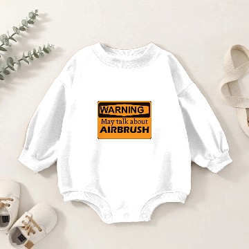 Discover Airbrush Quote Baby Romper Sweatshirts