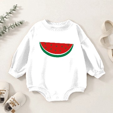 Discover Delicious melons slice Baby Romper Sweatshirts
