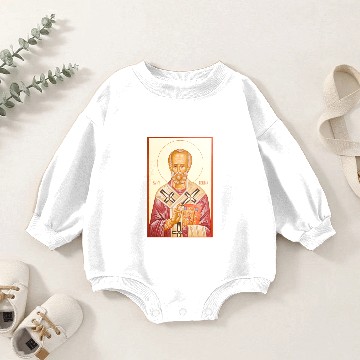 Discover saint nicholas Baby Romper Sweatshirts