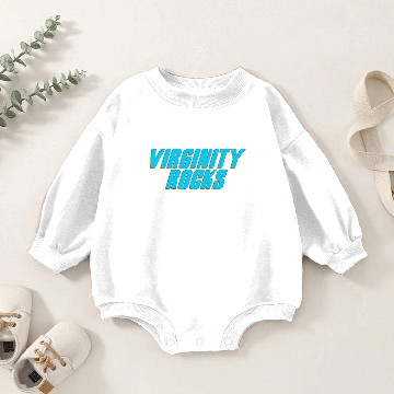 Discover Virginity Rocks Baby Romper Sweatshirts