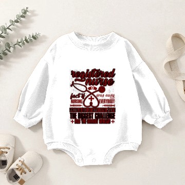 Discover Registered Nurse Baby Romper Sweatshirts