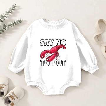 Discover Lobster spiny crayfish Crab Crabs Baby Romper Sweatshirts