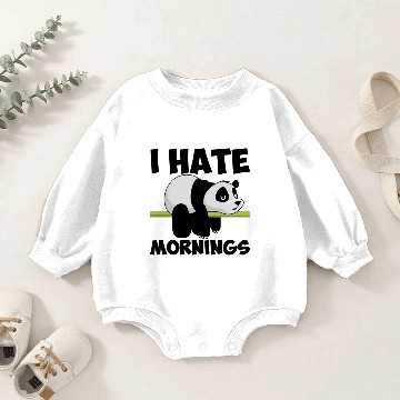 Discover I Hate Mornings Baby Romper Sweatshirts