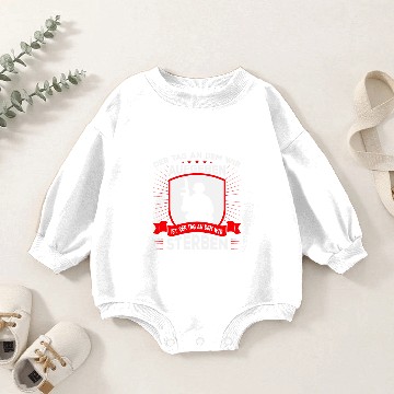 Discover Soldier - We Will Never Give Up Baby Romper Sweatshirts